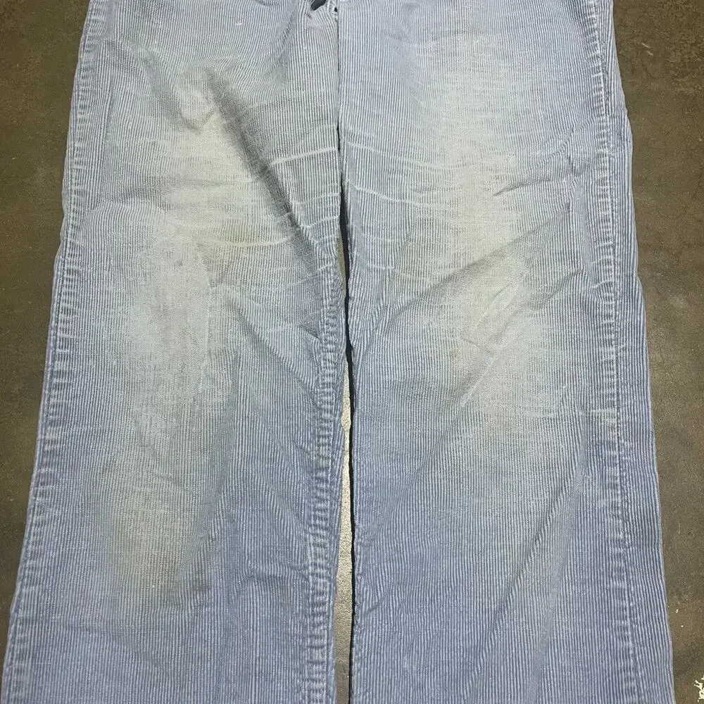 Vintage 70s Levi's 519 Blue Slim Fit Corduroy Pants 32x31